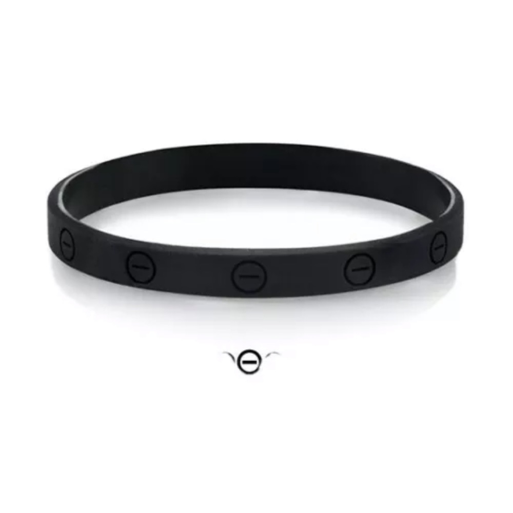 Sport Rubber Love Bracelet inspired by love bracelet